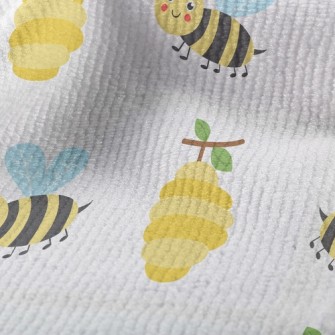 Honeycomb And Little Bees Terry