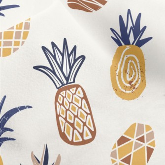 Line Geometric Pineapple Micro Fleece