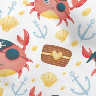 One-eyed Pirate Crab Micro Fleece
