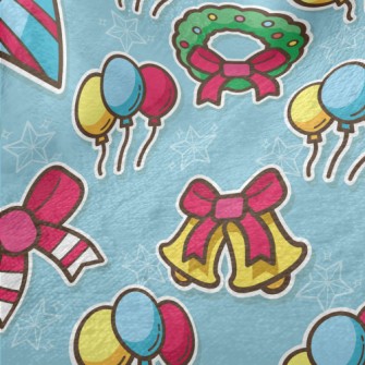 Christmas Balloon Party Minky