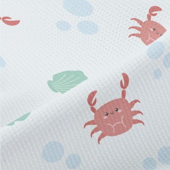 Crab Starfish Shell Piqué