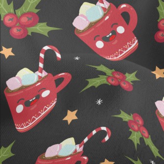 Smiling Marshmallow Cocoa Lightweight Performance Linen