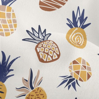 Line Geometric Pineapple Lightweight Performance Linen