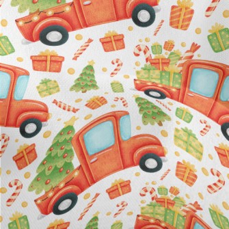 Merry Christmas Tree Transport Lightweight Performance Linen