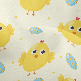Cute Chicks And Eggs Lightweight Performance Linen