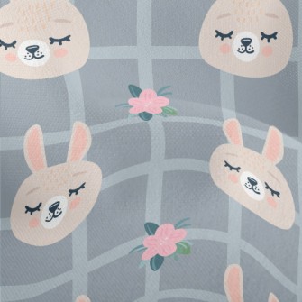 Soft Plaid Bunny Lightweight Performance Linen
