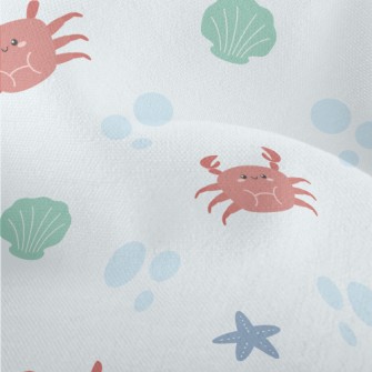 Crab Starfish Shell Lightweight Performance Linen