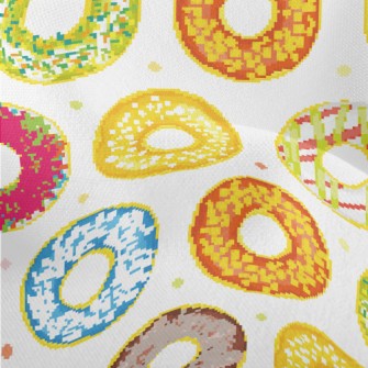 Brightly Frosted Donuts Lightweight Performance Linen