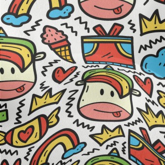 Unicorn Sneaks Snacks Lightweight Performance Linen
