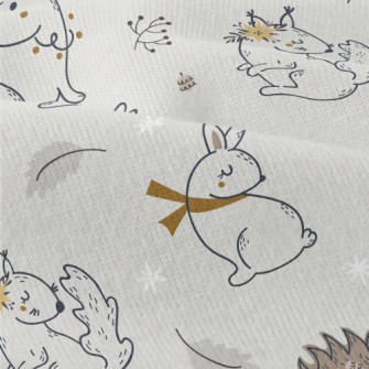Rabbit, Squirrel And Hedgehog Modern Jersey