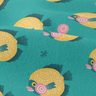 Bright Deep Sea Fish Modern Jersey