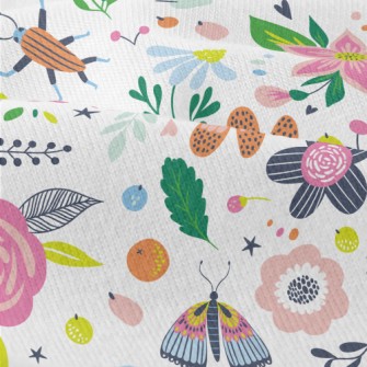 Flower World Insects Modern Jersey