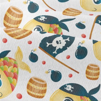 Pirate Colorful Fish Modern Jersey