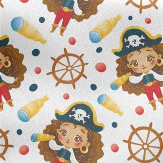 Pirate Curly Girl Jersey Backed Fleece