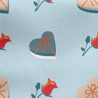 Classic Rose Lover Gift Jersey Backed Fleece