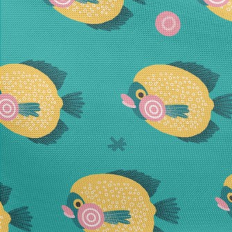 Bright Deep Sea Fish Pongee