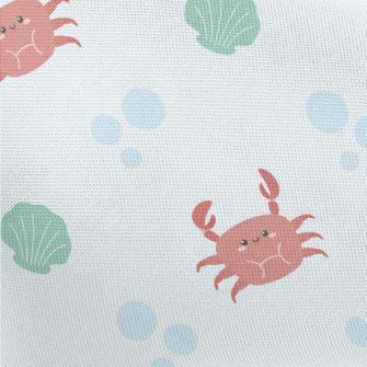 Crab Starfish Shell Pongee