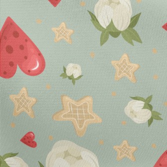 Love Flowers Stars Pongee