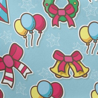 Christmas Balloon Party Pongee