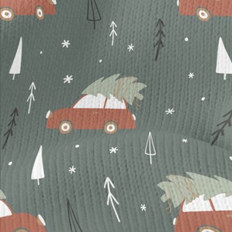 Transporting Christmas Tree Tr Stretch Jersey