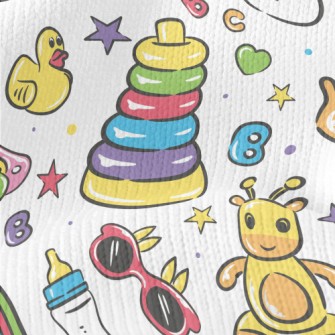 Colorful Baby Toys Stretch Jersey