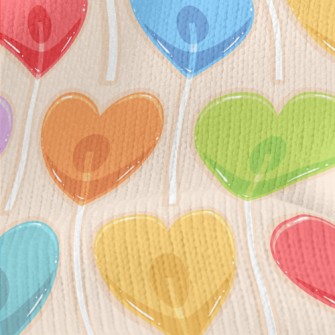 Colorful Love Lollipop Stretch Jersey