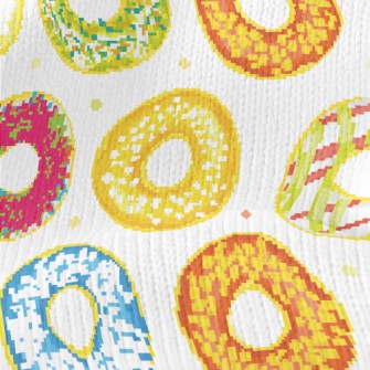 Brightly Frosted Donuts Stretch Jersey