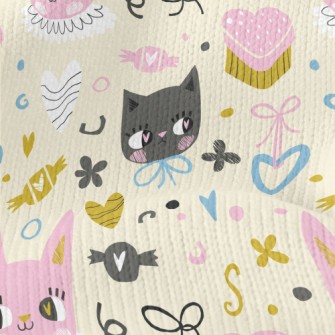 Gorgeous Decorative Bicolor Ca Stretch Jersey