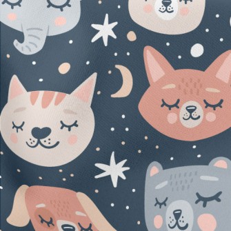 Well-behaved Little Animal Res Lightweight Cotton Poplin