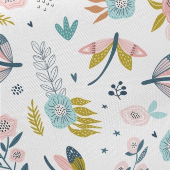 Fantasy Garden Insects Midweight Cotton Poplin