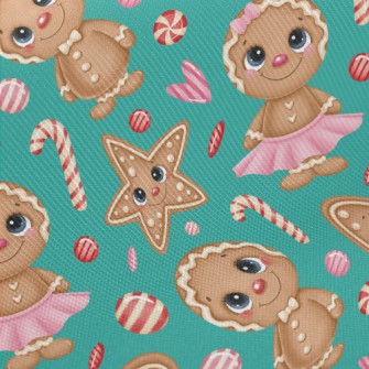 Christmas Magic Gingerbread Gi Midweight Cotton Poplin