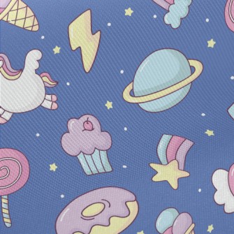 Fantasy Toy Unicorn Midweight Cotton Poplin