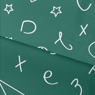 Text, Apple, Star, Geometric P Waterproof Oxford