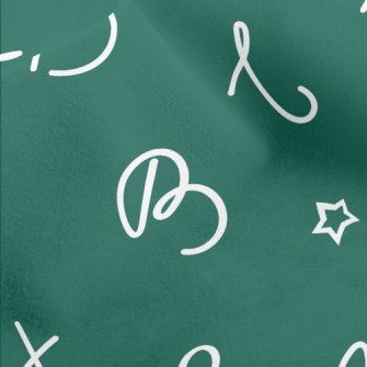 Text, Apple, Star, Geometric P Micro Fleece