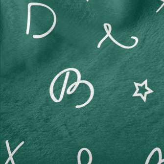 Text, Apple, Star, Geometric P Minky