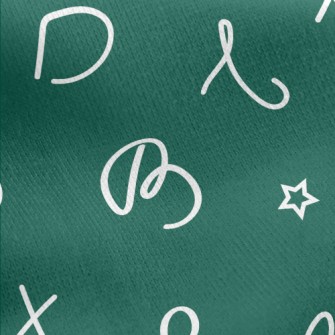 Text, Apple, Star, Geometric P Jersey Backed Fleece