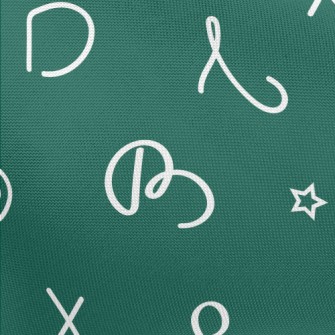 Text, Apple, Star, Geometric P Pongee