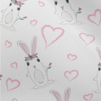 Rabbit With Flower Crown Chiffon