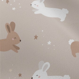 Happy Cute Rabbit Chiffon