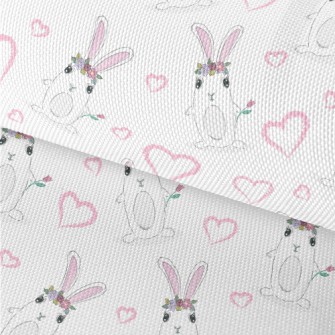 Rabbit With Flower Crown Waterproof Oxford