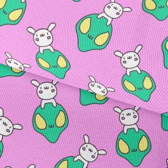 Alien And Cute Rabbit Waterproof Oxford