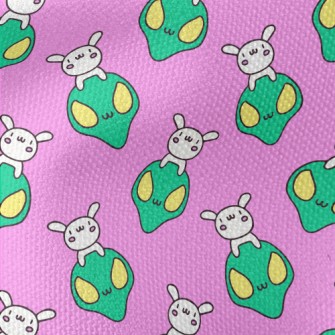 Alien And Cute Rabbit Waterproof Canvas