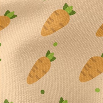 Cute Carrot Pattern Waterproof Canvas