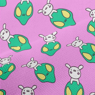 Alien And Cute Rabbit Performance Linen
