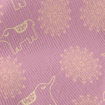 Hand Drawn Thai Elephant Standard Corduroy