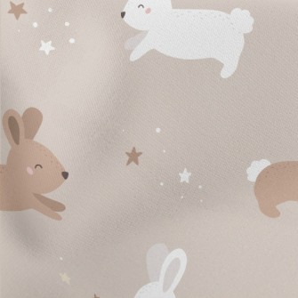 Happy Cute Rabbit Stretch Ponte