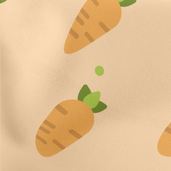 Cute Carrot Pattern Stretch Ponte