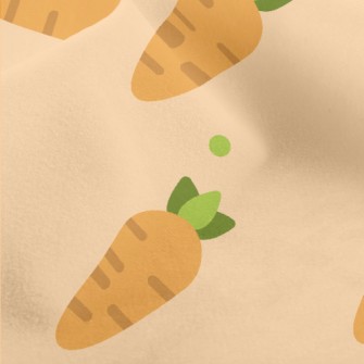 Cute Carrot Pattern Micro Fleece