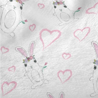 Rabbit With Flower Crown Minky