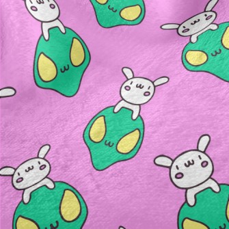 Alien And Cute Rabbit Minky